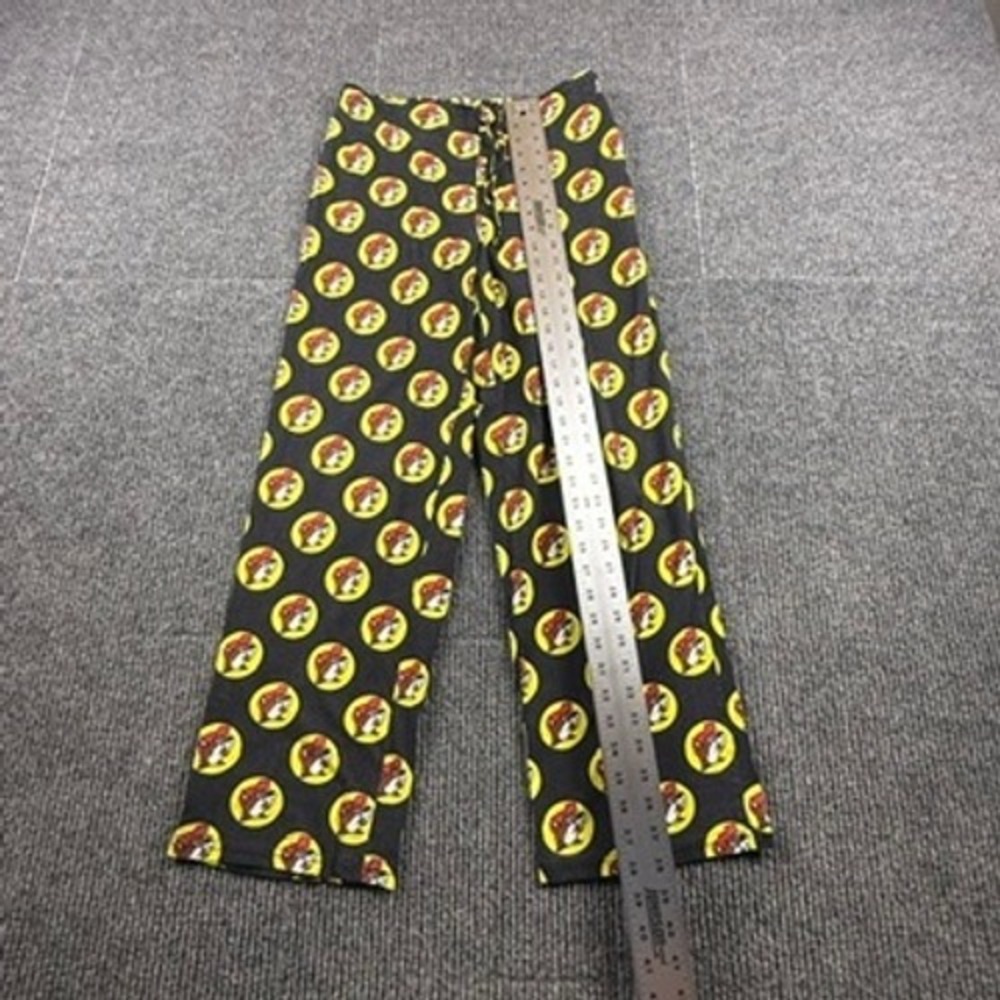 Buc-ee's Beaver Logo Pajama Pants Mens Medium Black‎ Cotton Lounge Sleepwear - Picture 4 of 10